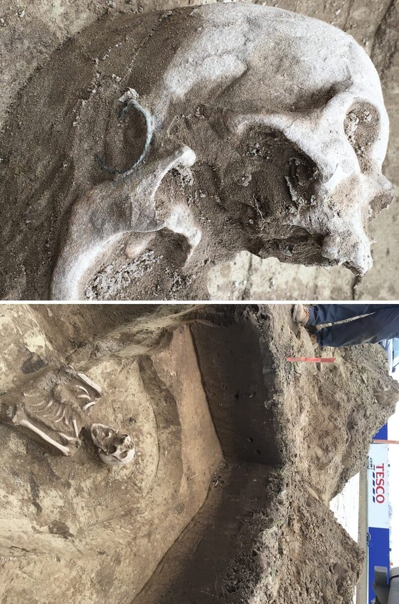Csontváz került elő a föld alól a dunaszerdahelyi Tesco mellett!