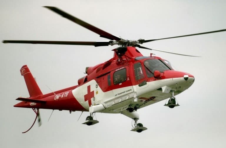 Munkavégzés közben súlyosan megsérült egy 34 éves férfi, mentőhelikopterrel vitték el