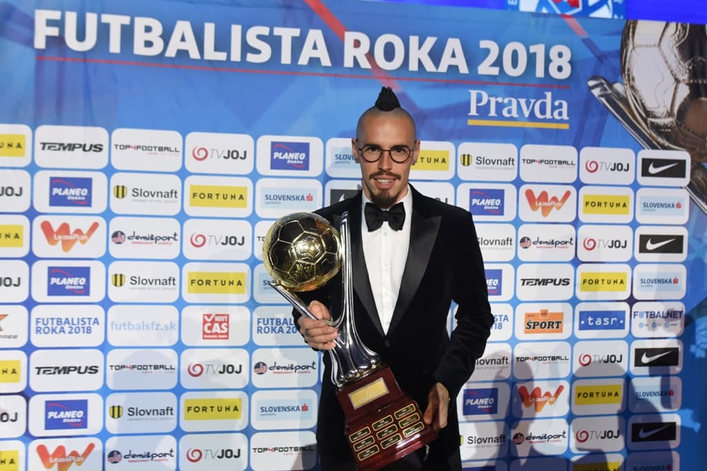 Marek Hamšík lett a 2018-as év labdarúgója Szlovákiában