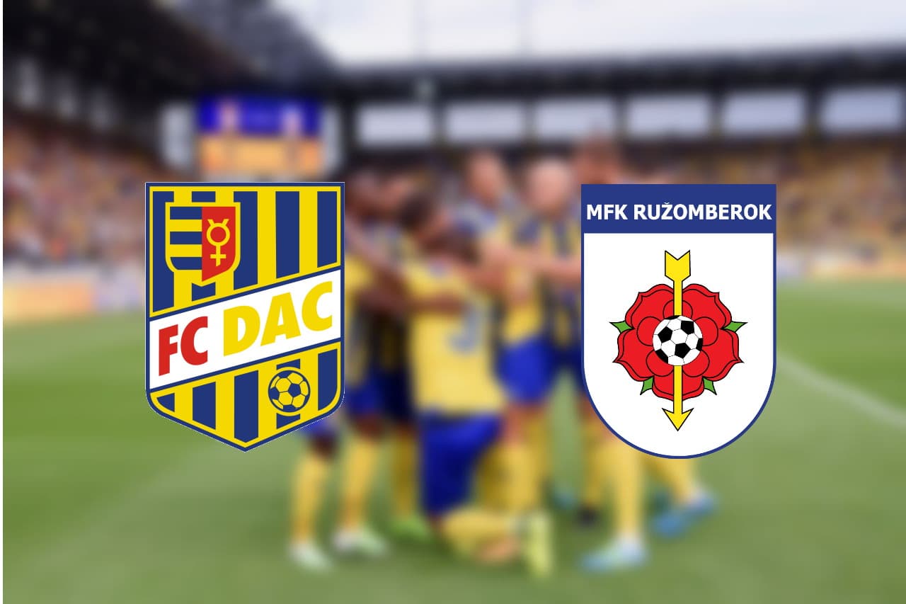 Fortuna Liga: MFK Ružomberok – FC DAC 1904 1:1 (Online)