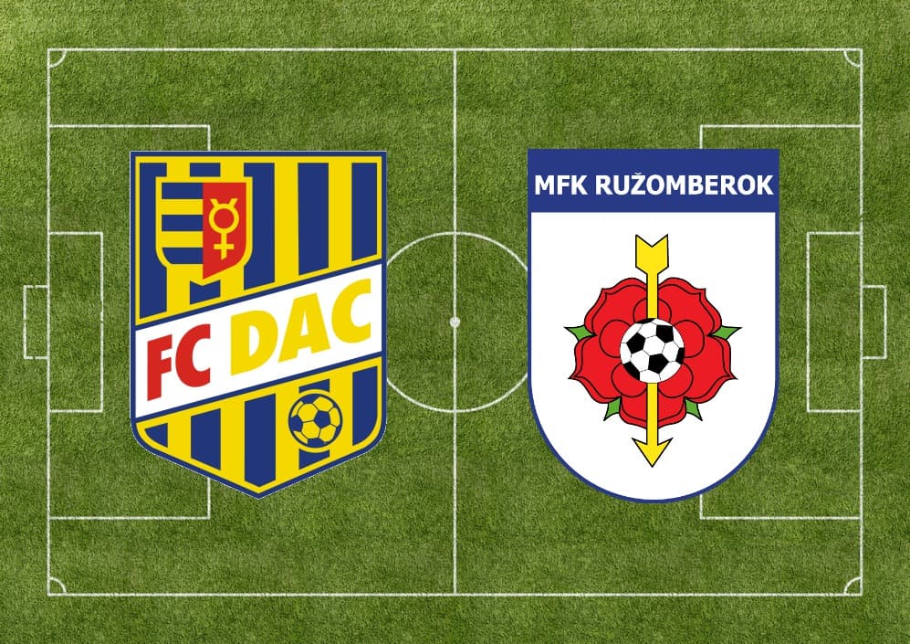 Fortuna Liga: FC DAC 1904 – MFK Ružomberok 1:1 (Online)