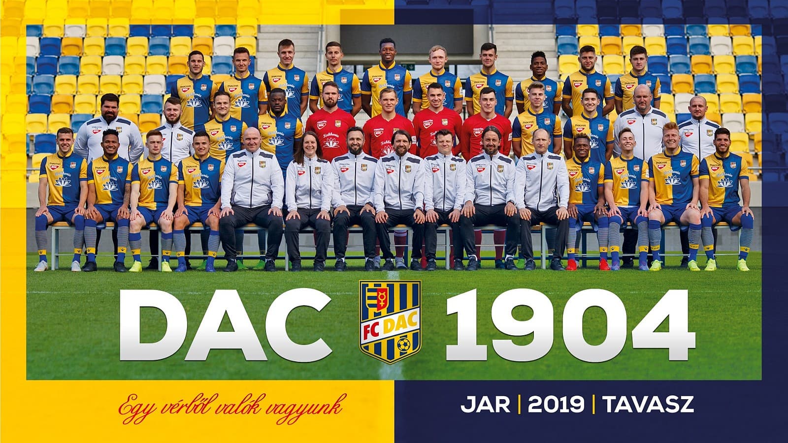 Elkészült a DAC 2019-es tavaszi hivatalos csapatképe!